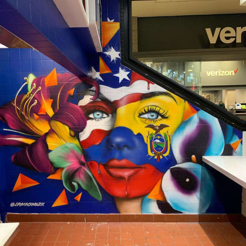 Indoor Mural | Murals by Jay Mack | Monmouth Mall in Eatontown