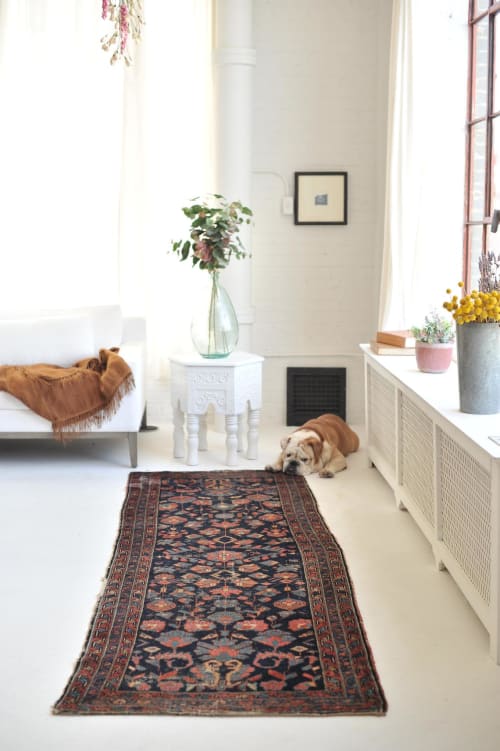 Deep Indigo Unusual Design | Rugs by The Loom House