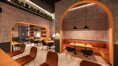 Space2B Laneway Cafe, Cafès, Interior Design