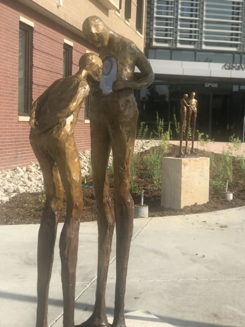 Caring Enough to Look | Public Sculptures by Lorri Acott | Front Range Community College - Larimer Campus in Fort Collins