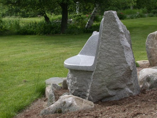 Boulder Seat | Public Sculptures by Jim Sardonis