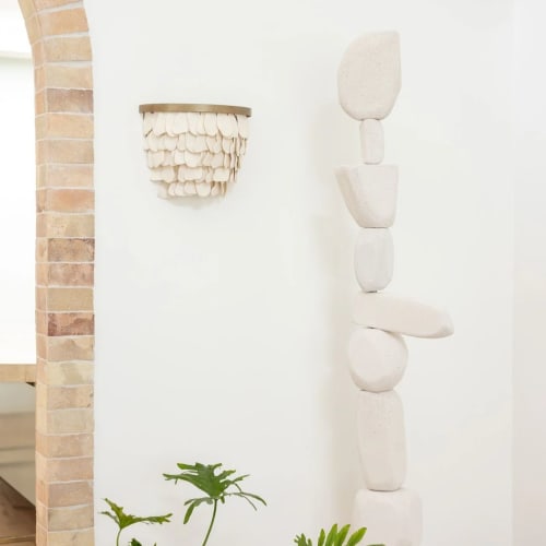 Petal Wall Sconce | Sconces by The Handmade Story