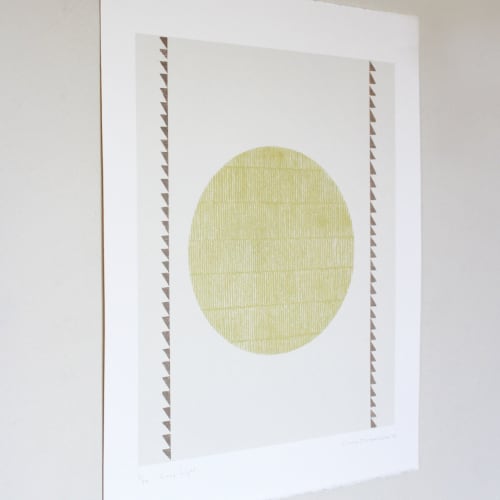 Long Light - original handmade silkscreen print | Paintings by Emma Lawrenson