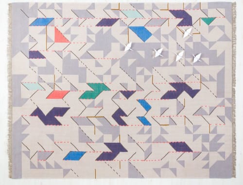 Johanna Boccardo - tHiNg1 & 2 - Down is up is sideways | Area Rug in Rugs by Odabashian (official)