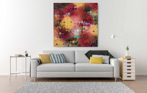 Homely - 36"x36" Acrylic Painting | Oil And Acrylic Painting in Paintings by Heather Robinson | Secession Art and Design in San Francisco