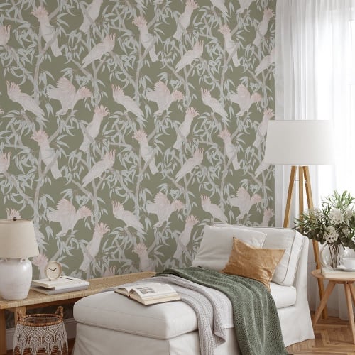 IN THE TREES - FLOURISH WALLPAPER | Wallpaper by Patricia Braune
