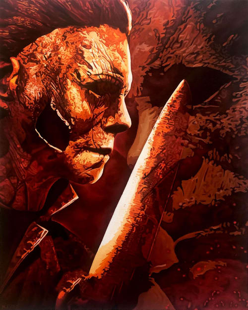 Halloween - oil painting | Oil And Acrylic Painting in Paintings by Melissa Patel