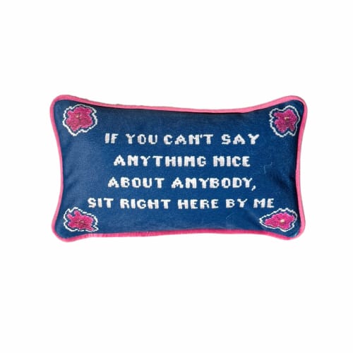 velvet ALICE ROOSEVELT LONGWORTH sassy quote toss pillow | Pillows by Mommani Threads