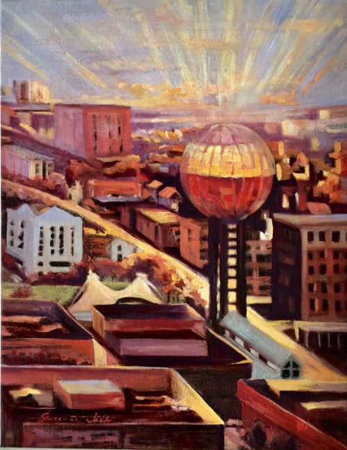 GOOD MORNING KNOXVILLE | Paintings by Suzanne Jack | Art Market Gallery in Knoxville