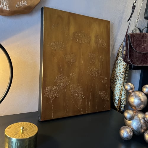 Copper Garden | Mixed Media by IRENA TONE