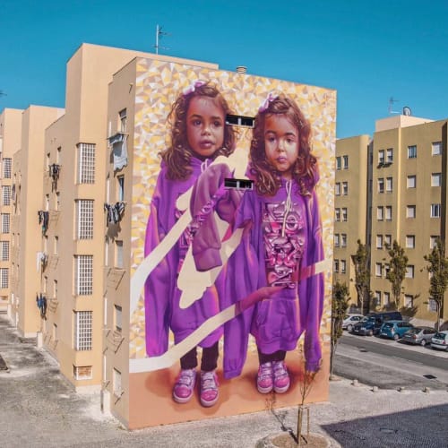 Two of one kind | Street Murals by Pariz One