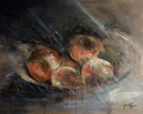 Pomegranates (Granadas) | Paintings by Jesnagar