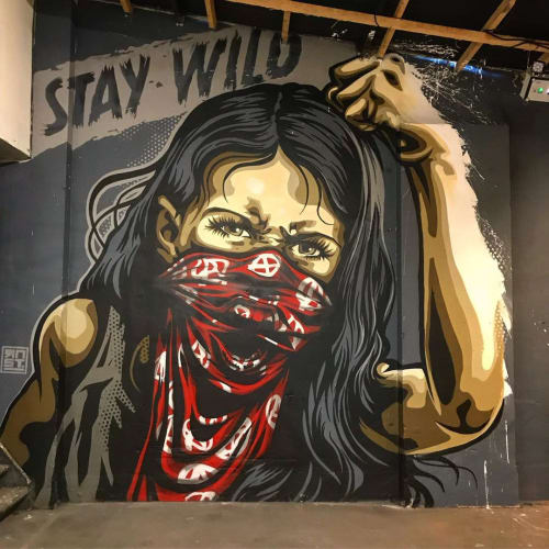Stay Wild | Murals by RNST | Graffalgar in Strasbourg
