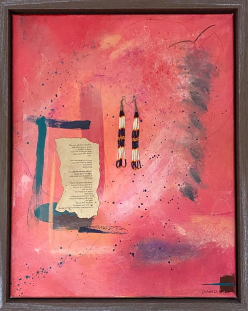 Ariel: A Tribute to Missing and Murdered Indigenous Women | Oil And Acrylic Painting in Paintings by Ingrid Oliphant