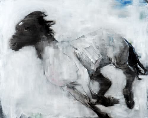 My Love Ain't Gone (Horse XIII) - Original SOLD | Oil And Acrylic Painting in Paintings by Lee Cline
