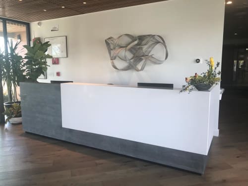 Reception Desk | Tables by Zachary Zorn Designs | TAVA Waters in Denver