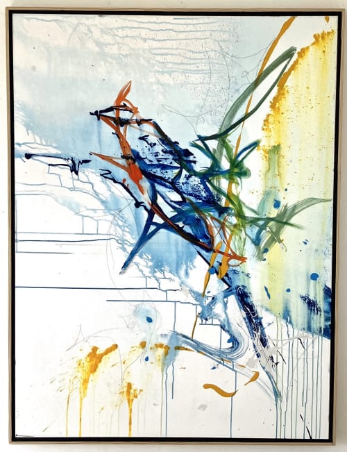 Bird in Flight | Oil And Acrylic Painting in Paintings by Edward Wilcox