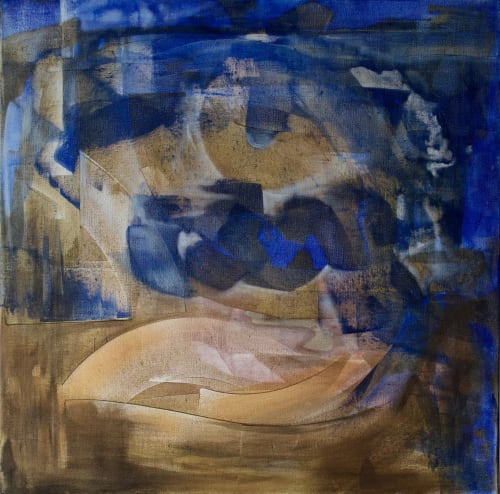 Invisible | Oil And Acrylic Painting in Paintings by Viktoria Ganhao