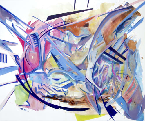 Wander | Oil And Acrylic Painting in Paintings by Zahra Nazari Studios