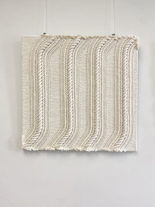 "LINEAS" Fiber Art Wall Hanging | Wall Hangings by SOJA Art Studio