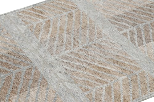 Rug & Kilim’s Scandinavian Outdoor Rug in Blue and Gray with | Rugs by Rug a