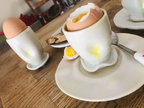 Porcelain Egg Cups | Cups by Helen Duncan