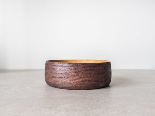 F-Bowl Wooden - Koyu Kestane | Dinnerware by Foia