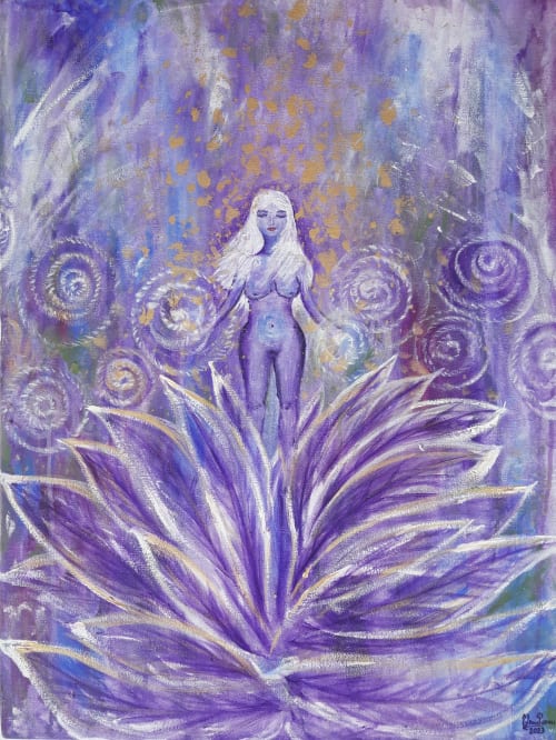 Luz del alma | Oil And Acrylic Painting in Paintings by Elena Parau