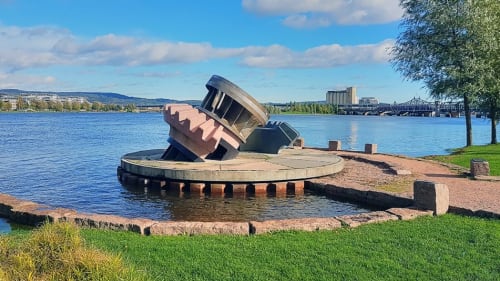 Water Provides Power | Public Sculptures by Hans Martin Øien