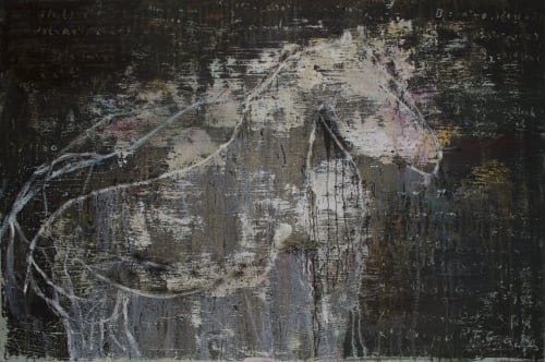 Lascaux | Oil And Acrylic Painting in Paintings by Adam Shaw Studio | Los Angeles in Los Angeles