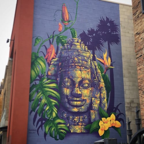 Cambodian Color | Murals by Shayne Art | Cambodian Association-Illinois in Chicago