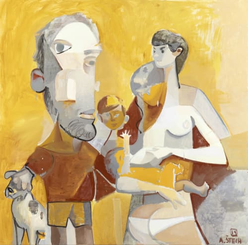 'Family' by Adam Štech | Paintings by DSC Gallery