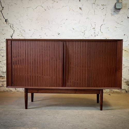 Bow front credenza | Storage by Dovetail Furniture Company