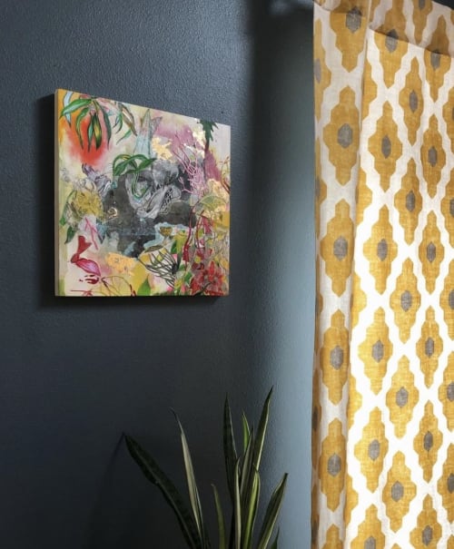 Into The Garden | Paintings by Victrola Design / Victoria Corbett Art