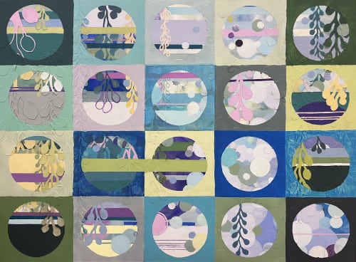 The Spotting Scope | Mixed Media by Kathy Ferguson Art