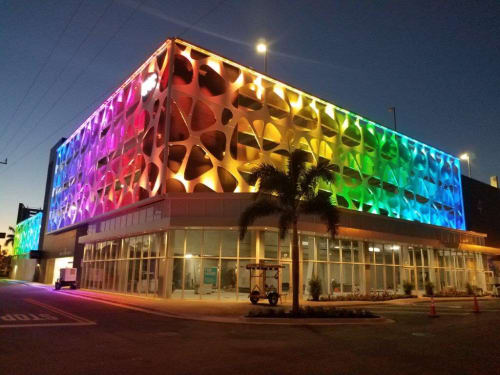 I-Pic Parking Garage | Paneling in Wall Treatments by Jones Sign Company