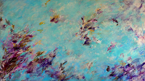 Inner Balance | Oil And Acrylic Painting in Paintings by Viktoria Ganhao