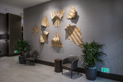 Curls | Wall Hangings by Susannah Mira | AC Hotel by Marriott Beverly Hills in Los Angeles