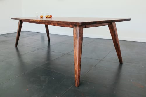 96" Columbia Dining Table in Oregon Black Walnut | Tables by Studio Moe