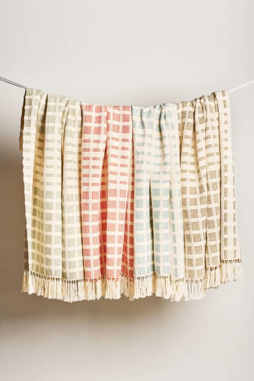 Baru Small Throw | Blanket in Linens & Bedding by Zuahaza by Tatiana | Casa Jaguar Cartagena in Cartagena de Indias