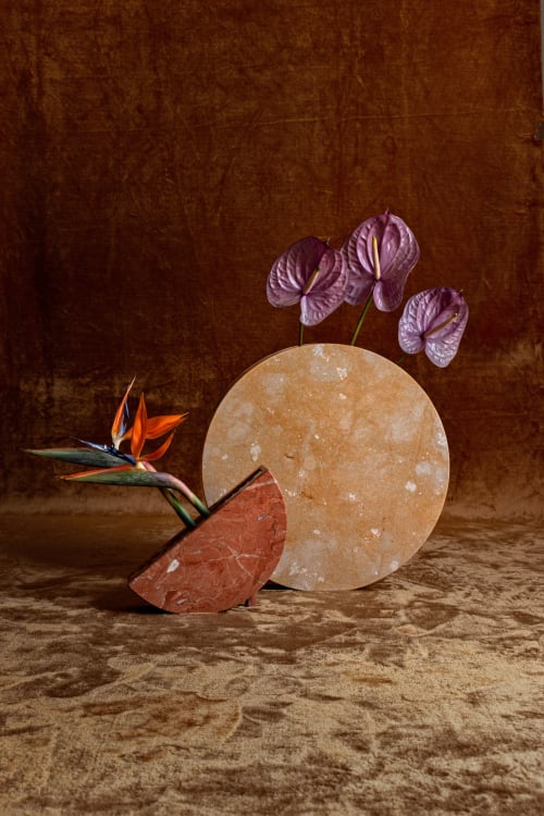 Cookie Pot Big Marble | Vases & Vessels by Masquespacio