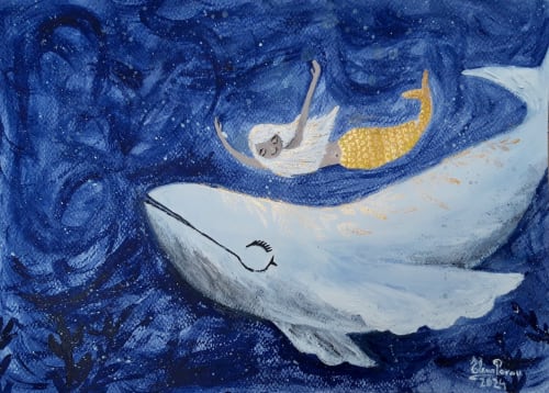 Go with the flow | Oil And Acrylic Painting in Paintings by Elena Parau