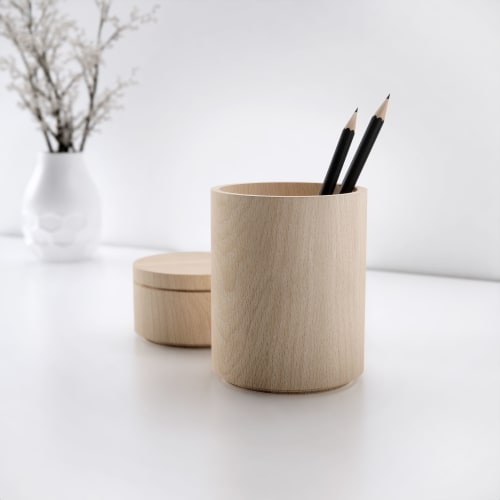 Wooden Desk Organizer - Stack L | Decorative Objects by LAWA DESIGN