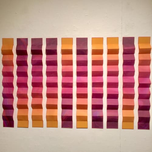Sunset Strips III | Wall Hangings by Nicole Pietrantoni | Central Washington University in Ellensburg