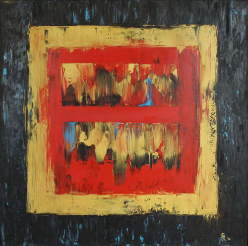 Ice Cube Night | Paintings by Jill Krutick | Jill Krutick Fine Art in Mamaroneck