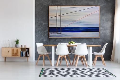 Bridge to the Future | Mixed Media by Michele Krauss