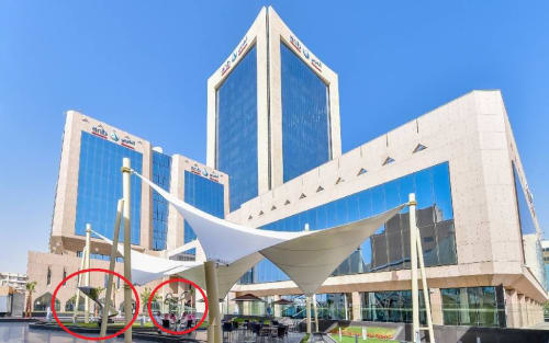 Expanding, Growing, Endless Curve, Stretching, Moving, Wavin | Public Sculptures by Wenqin CHEN | Arab National Bank in Riyadh