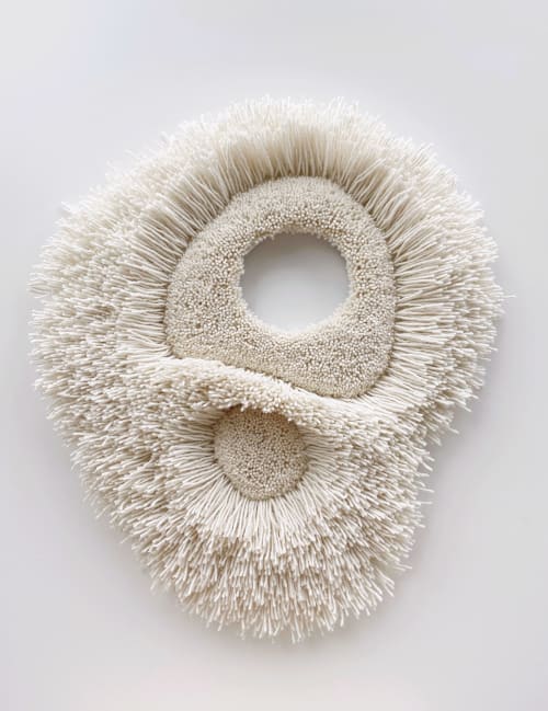 Momo Wave, textile fibre art | Tapestry in Wall Hangings by Kristina Kazantseva