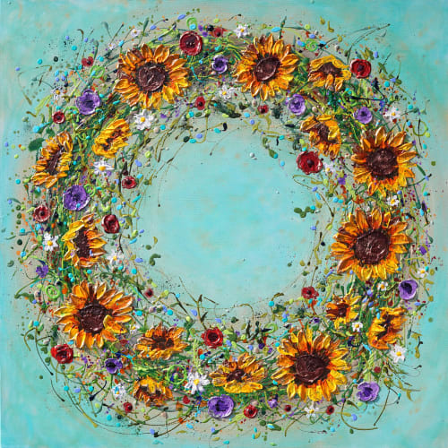 Garden Treasures | Oil And Acrylic Painting in Paintings by Amanda Dagg