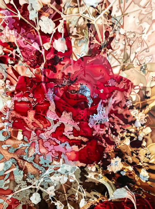 Is This Desire? - abstract painting | Oil And Acrylic Painting in Paintings by Melissa Patel